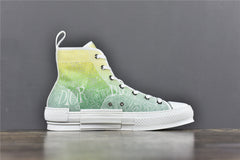 D** B23 High-Top Sneaker Yellow and Green