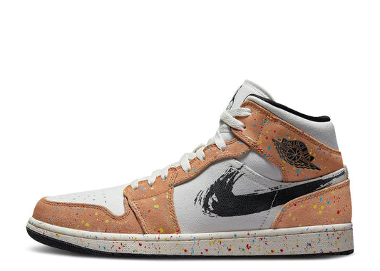 AJ 1 MID SE 'BRUSHSTROKE PAINT SPLATTER'