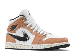 AJ 1 MID SE 'BRUSHSTROKE PAINT SPLATTER'