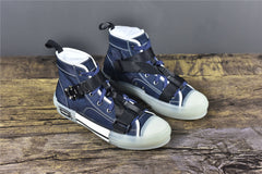 D**R B23 High-Top Blue Technical Canvas (Buckle)