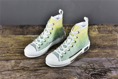 D** B23 High-Top Sneaker Yellow and Green