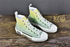 D** B23 High-Top Sneaker Yellow and Green