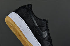 CLOT Fragment Design AF 1 Black Silk