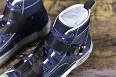 D**R B23 High-Top Blue Technical Canvas (Buckle)