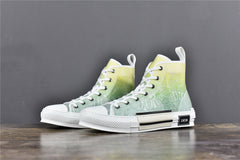 D** B23 High-Top Sneaker Yellow and Green