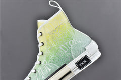 D** B23 High-Top Sneaker Yellow and Green