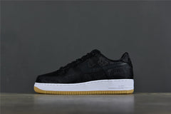 CLOT Fragment Design AF 1 Black Silk