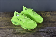 Bciaga Triple S Clear Sole Fluorescent Yellow