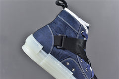 D**R B23 High-Top Blue Technical Canvas (Buckle)