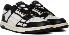 AMIRI Black & White Skel Low Sneakers