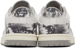 AMIRI Gray Tie Dye Skel Top Low Sneakers