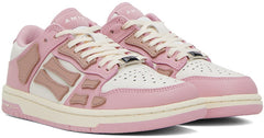 AMIRI Pink Skel Top Low Sneakers