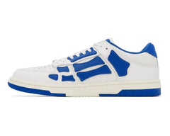 AMIRI White & Blue Skel Top Low Sneakers