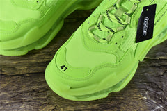 Bciaga Triple S Clear Sole Fluorescent Yellow