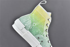 D** B23 High-Top Sneaker Yellow and Green