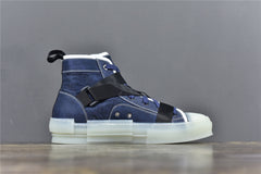 D**R B23 High-Top Blue Technical Canvas (Buckle)